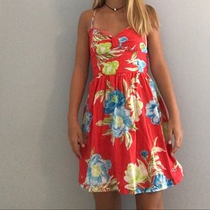 Red Floral Sundress